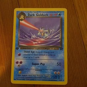 1st edition Dark Golduck Team Rocket.